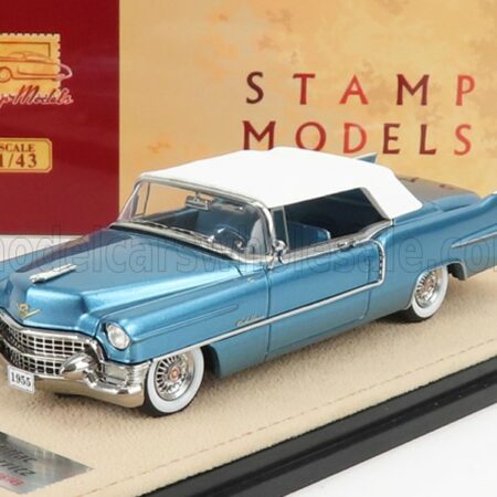 STAMP-MODELS 1/43 CADILLAC | ELDORADO BIARRITZ 1955 CLOSED TOP | BAHAMA BLUE MET