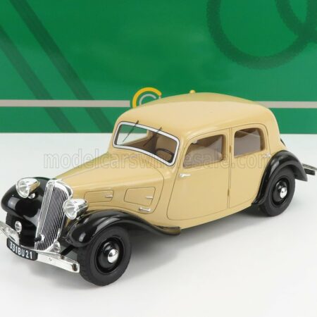 CULT-SCALE MODELS 1/18 CITROEN | TRACTION AVANT 7CV 1934 | BEIGE BLACK