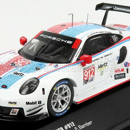 IXO-MODELS 1/43 PORSCHE | 911 991 RSR PORSCHE GT TEAM N 912 3rd GTLM CLASS 24h DAYTONA 2019 BAMBER - JAMINET - VANTHOOR | WHITE