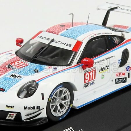 IXO-MODELS 1/43 PORSCHE | 911 991 RSR PORSCHE GT TEAM N 911 24h DAYTONA 2019 MAKOWIECKI - PILET - TANDY | WHITE