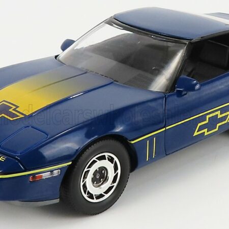 GREENLIGHT 1/18 CHEVROLET | CORVETTE C4 1988 | BLUE YELLOW