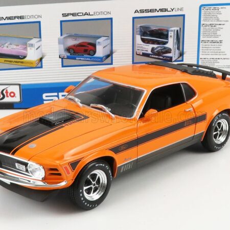 MAISTO 1/18 FORD USA | MUSTANG MACH-1 COUPE 1970 | ORANGE