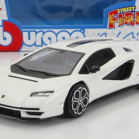 BURAGO 1/43 LAMBORGHINI | COUNTACH LP 800-4 2021 | BIANCO SIDERALE - WHITE