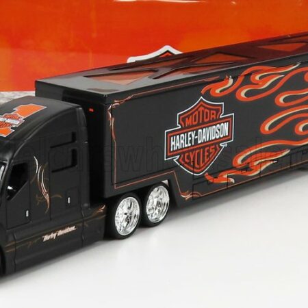 MAISTO 1/64 TRUCK | H-D HAULERS TRUCK HARLEY DAVIDSON CAR TRANSPORTER 2021 | BLACK