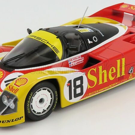 NOREV 1/18 PORSCHE | 962C PORSCHE AG TEAM N 18 24h LE MANS 1988 BOB WOLLEK - VERN SCHUPPAN - SAREL VAN DER MERWE | RED YELLOW WHITE