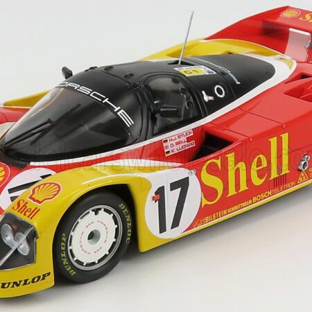 NOREV 1/18 PORSCHE | 962C PORSCHE AG TEAM N 17 2nd 24h LE MANS 1988 KLAUS LUDWING - HANS JOACHIM STUCK - DEREK BELL | RED YELLOW WHITE