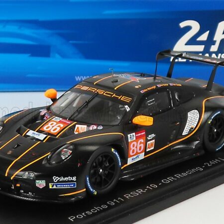 SPARK-MODEL 1/43 PORSCHE | 911 991-2 4.2L RSR-19 TEAM GR RACING N 86 24h LE MANS 2021 M.WAINWRIGHT - B.BARKER - T.GAMBLE | BLACK