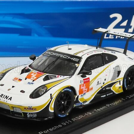 SPARK-MODEL 1/43 PORSCHE | 911 991-2 4.2L RSR-19 TEAM PROJECT-1 N 46 24h LE MANS 2021 A.BUCHARDT - R.FOLEY - D.OLSEN | WHITE