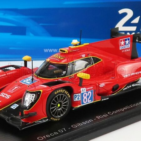 SPARK-MODEL 1/43 ORECA | GIBSON 07 GK428 4.2L V8 TEAM RISI COMPETIZIONE N 82 24h LE MANS 2021 R.CULLEN - O.JARVIS - F.NASR | RED