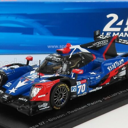 SPARK-MODEL 1/43 ORECA | GIBSON 07 GK428 4.2L V8 TEAM REALTIME RACING N 70 3rd LMP2 PRO AM CLASS 24h LE MANS 2021 L.DUVAL - E.GARCIA - N.NATO | BLUE RED