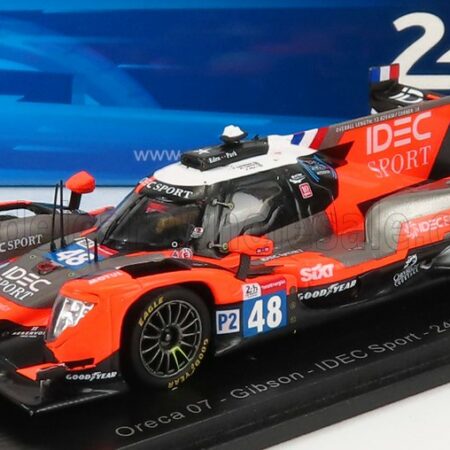 SPARK-MODEL 1/43 ORECA | GIBSON 07 GK428 4.2L V8 TEAM IDEC SPORT N 48 24h LE MANS 2021 P.LOUP CHATIN - P.LAFARGUE - P.PILET | BLACK GREY RED