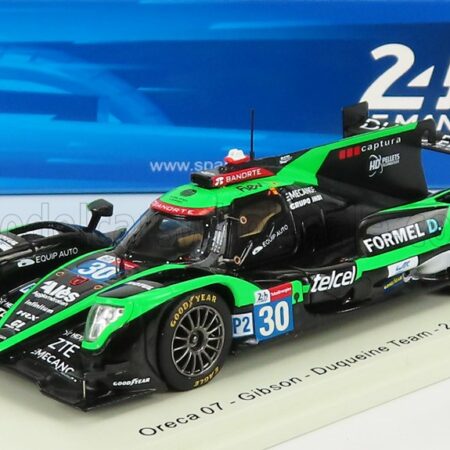 SPARK-MODEL 1/43 ORECA | GIBSON 07 GK428 4.2L V8 TEAM DUQUEINE N 30 24h LE MANS 2021 R.BINDER - T.GOMMENDY - M.ROJAS | GREEN BLACK