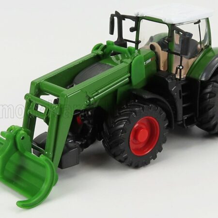 BURAGO 1/50 FENDT | VARIO 1050 TRACTOR WITH FRONT LOGGING GRAB 2016 | GREEN GREY RED