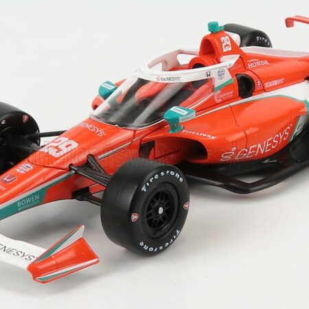 GREENLIGHT 1/18 HONDA | TEAM ANDRETTI STEINBRENNER AUTOSPORT N 29 INDIANAPOLIS INDY 500 INDYCAR SERIES 2021 JAMES HINCHCLIFFE | ORANGE WHITE