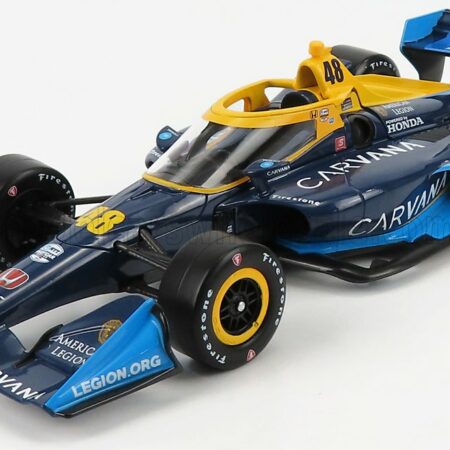 GREENLIGHT 1/18 HONDA | TEAM CHIP GANASSI RACING N 48 INDIANAPOLIS INDY 500 INDYCAR SERIES 2021 JIMMIE JOHNSON | BLUE BLACK YELLOW