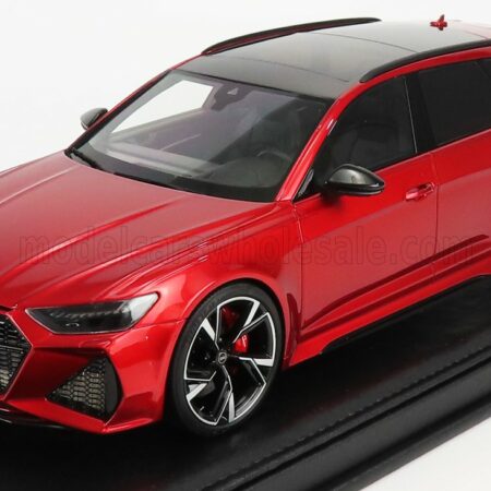 MOTORHELIX 1/18 AUDI | A6 RS6 AVANT (C8) 2020 | RED MET