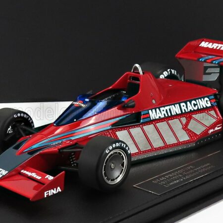 GP-REPLICAS 1/18 BRABHAM | F1  BT46 ALFA ROMEO PROTOTYPE MARTINI RACING N 0 1977  - CON VETRINA - WITH SHOWCASE | RED