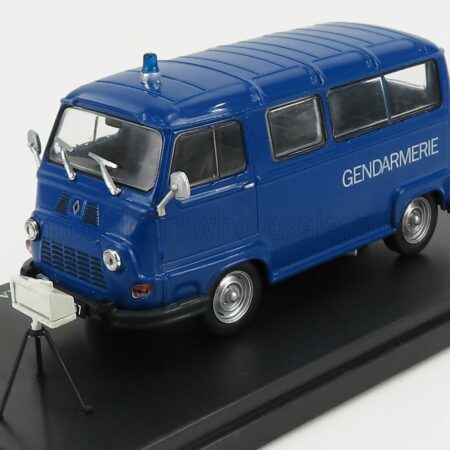 EDICOLA 1/43 RENAULT | ESTAFETTE 800 MINIBUS GENDARMERIE POLICE RADAR MOBILE AUTOVELOX 1978 | BLUE