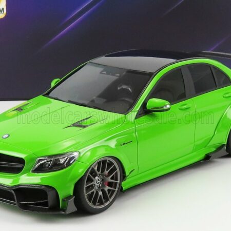 GLM-MODELS 1/18 MERCEDES BENZ | C-CLASS C63S AMG DARWINPRO WIDEBODY 2019 | GREEM