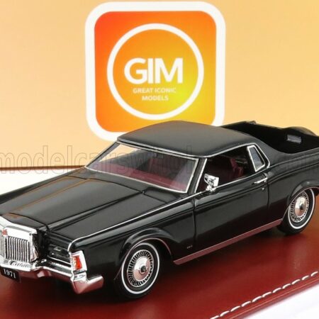 GREAT-ICONIC-MODELS 1/43 LINCOLN | CONTINENTAL MARK III FARM AND RANCH 1971 | BLACK