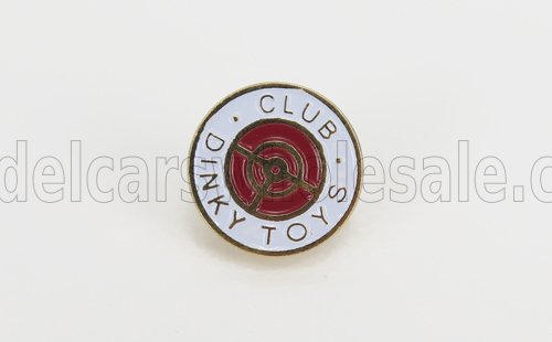 EDICOLA 1/1 ACCESSORIES | METAL PIN DINKY TOYS - SPILLA IN METALLO | WHITE RED