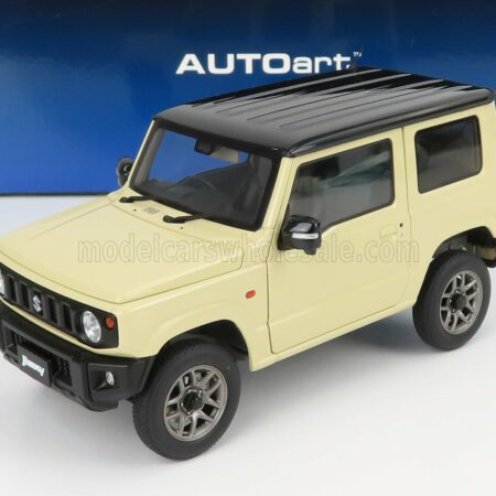 AUTOART 1/18 SUZUKI | JIMNY JB64 LHD 2018 | CHIFFON IVORY MET