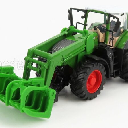 BURAGO 1/50 FENDT | VARIO 1050 TRACTOR WITH FRONT GRAPPLE 2016 | GREEN GREY RED