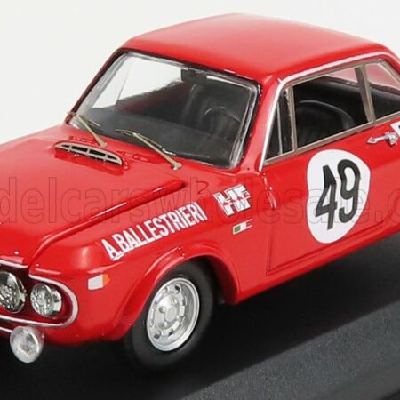 BEST-MODEL 1/43 LANCIA | FULVIA 1.6 HF COUPE N 49 6th RALLY MONTECARLO 1970 A.BALLESTRIERI - D.AUDETTO | RED