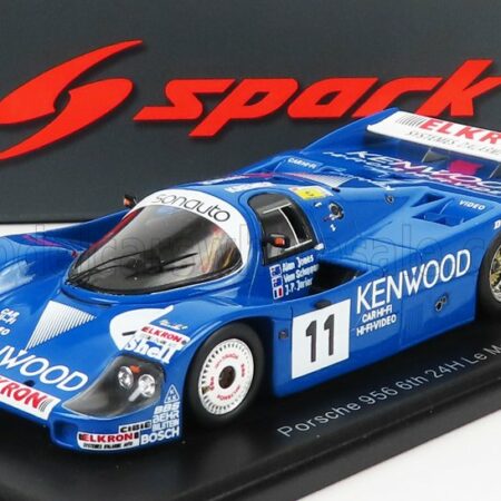 SPARK-MODEL 1/43 PORSCHE | 956B 2.6L TURBO TEAM PORSCHE KREMER RACING N 11 24h LE MANS 1984A.JONES - V.SCHUPPAN - J.P.JARIER | BLUE