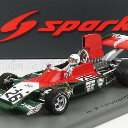 SPARK-MODEL 1/43 ISO RIVOLTA | F1  IR N 26 CANADA GP 1973 T.SCHENKER | RED GREEN WHITE