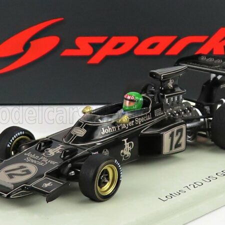 SPARK-MODEL 1/43 LOTUS | F1  72D DENIM N 12 USA GP 1972 R.WISELL | BLACK GOLD