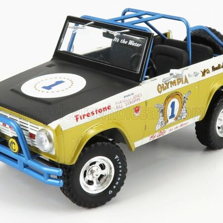 ACME-MODELS 1/18 FORD USA | BRONCO N 1 BAJA 1970 - BIG OLY TRIBUTE EDITION | YELLOW MET BLACK