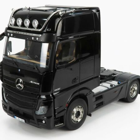 NZG 1/18 MERCEDES BENZ | ACTROS 2 1863 GIGASPACE 4x2 MIRRORCAM TRACTOR TRUCK 2-ASSI 2018 | BLACK