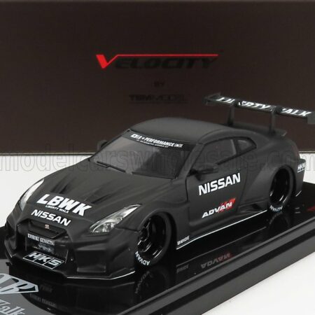 TRUESCALE 1/43 NISSAN | GT-RR (R35) LIBERTY WALK ADVAN 2016 | MATT BLACK