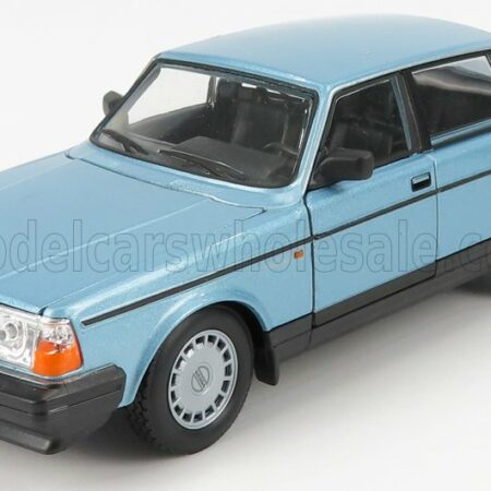 WELLY 1/24 VOLVO | 240 GL 1986 | LIGHT BLUE MET