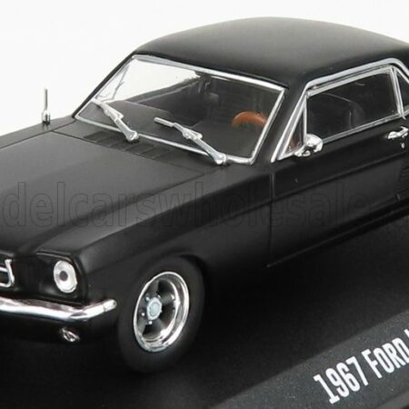 GREENLIGHT 1/43 FORD USA | MUSTANG COUPE 1967 - ADONIS CREED'S | MATT BLACK