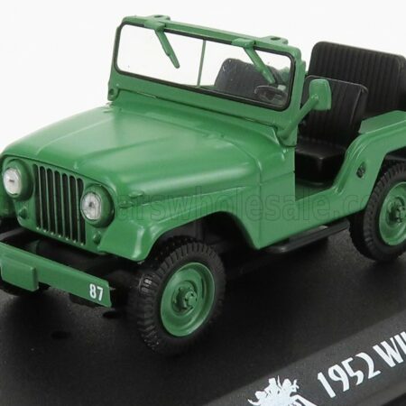 GREENLIGHT 1/43 JEEP | WILLYS M38 A1 1952 - CHARLIE'S ANGELS | MILITARY GREEN