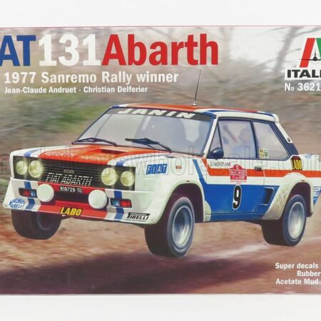 ITALERI 1/24 FIAT | 131 ABARTH N 9 WINNER RALLY SANREMO 1977 J.C.ANDRUET - C.DELFERIER | /