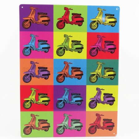 EDICOLA 1/1 ACCESSORIES | METAL PLATE - LAMBRETTA POPART | VARIOUS