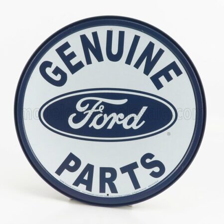 EDICOLA 1/1 ACCESSORIES | METAL PLATE - FORD GENUINE PARTS | WHITE BLUE