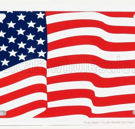 EDICOLA 1/1 ACCESSORIES | FUNNY METAL PLATE - USA FLAG | RED WHITE BLUE