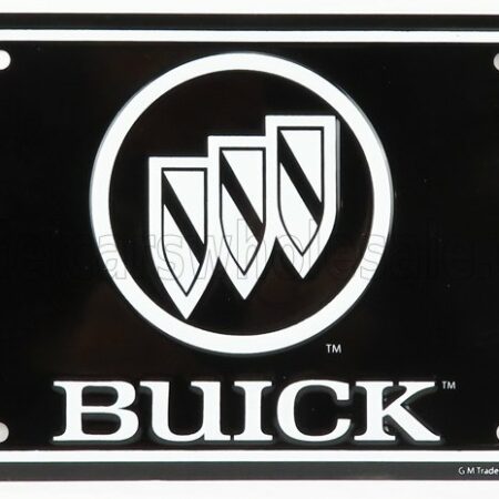 EDICOLA 1/1 ACCESSORIES | FUNNY METAL PLATE - BUICK | BLACK