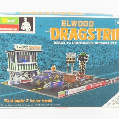 SJO 1/64 ACCESSORIES | DIORAMA KIT ELWOOD DRAGSTRIP | /