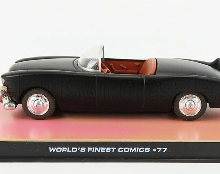 EDICOLA 1/43 BATMAN | BATMOBILE - SUPERMOBILE WORLD'S FINEST COMICS 77 | MATT BLACK