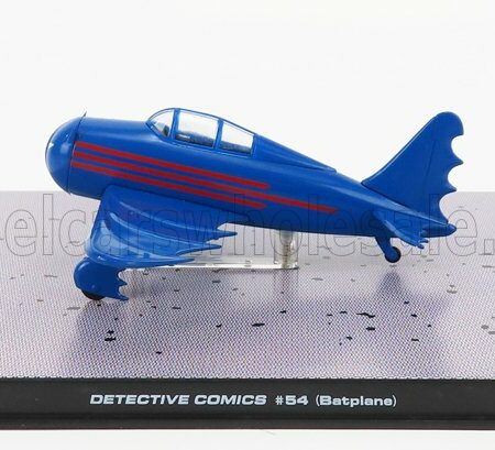 EDICOLA 1/43 BATMAN | BATMOBILE - BATPLANE AIRPLANE DETECTIVE COMICS 54 | BLUE RED