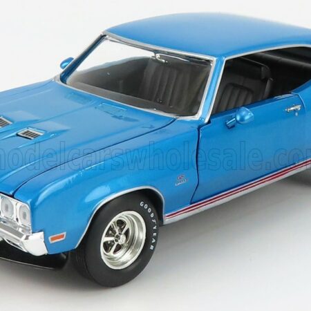 AUTOWORLD 1/18 BUICK | GS STAGE1 COUPE 1971 | BLUE MET