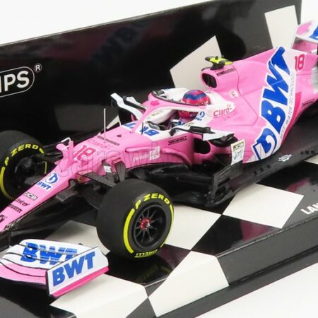 MINICHAMPS 1/43 MERCEDES BWT | F1  RP20 TEAM SPORTPESA RACING POINT N 18 3rd ITALY GP 2020 L.STROLL | PINK MATT BLUE