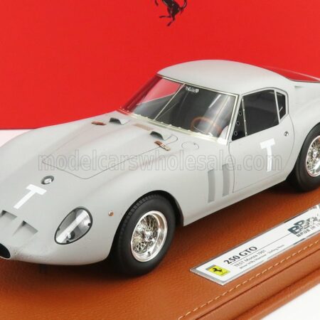 BBR-MODELS 1/18 FERRARI | 250 GTO COUPE SPERIMENTALE PROTOTYPE TEST MONZA 1961 W.MAIRESSE - S.MOSS | MATT GREY