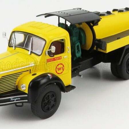 EDICOLA 1/43 BERLIET | GLM10R TANKER TRUCK RIFIUTI SPECIALI 1955 | YELLOW BLACK