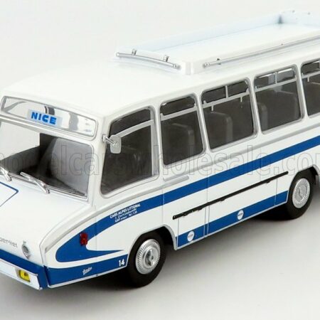 EDICOLA 1/43 BERLIET | STRADAIR TRUCK AUTOBUS 1965 | WHITE BLUE